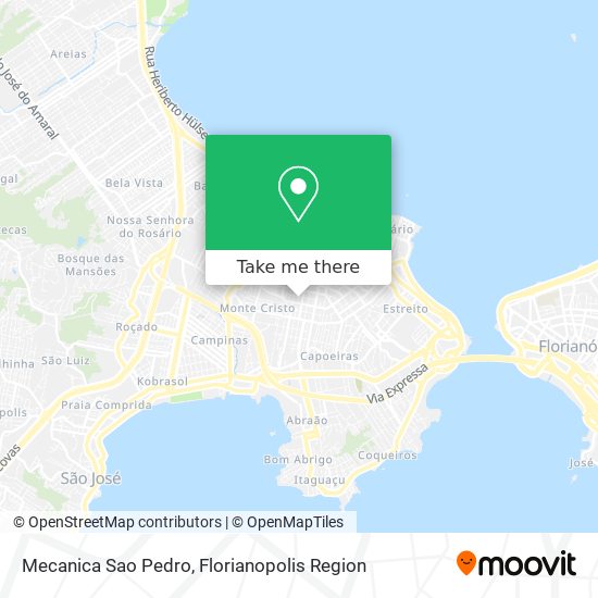 Mecanica Sao Pedro map