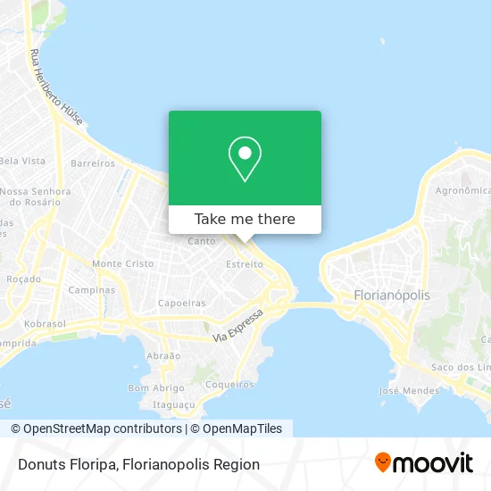 Donuts Floripa map