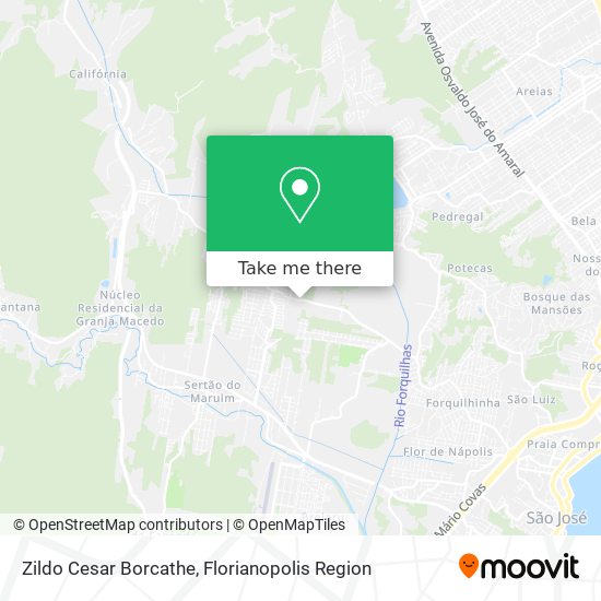 Zildo Cesar Borcathe map