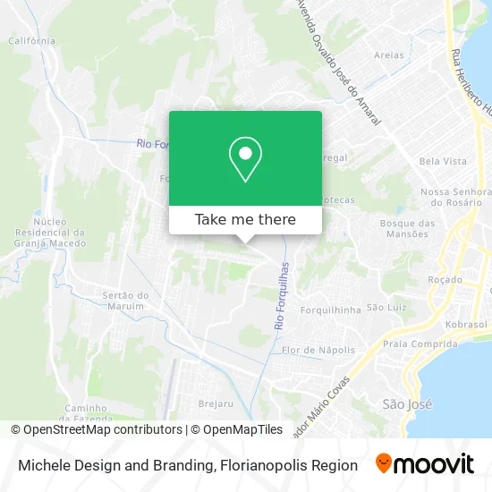 Michele Design and Branding map