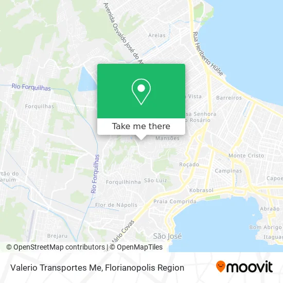 Valerio Transportes Me map