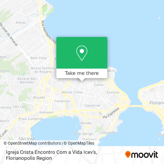 Igreja Crista Encontro Com a Vida Icev's map