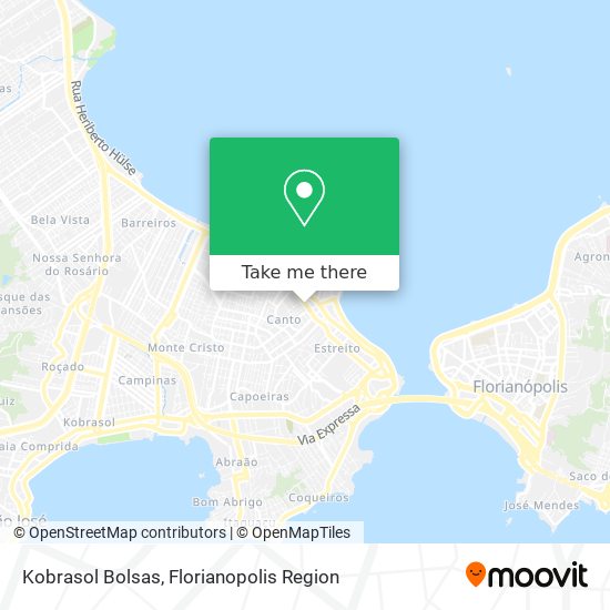 Kobrasol Bolsas map