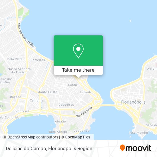 Delicias do Campo map