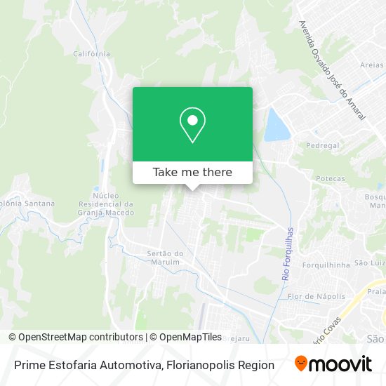 Mapa Prime Estofaria Automotiva