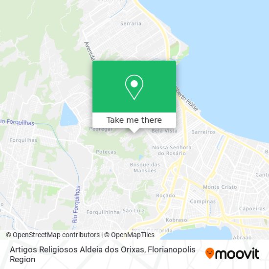 Artigos Religiosos Aldeia dos Orixas map