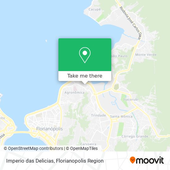 Imperio das Delicias map