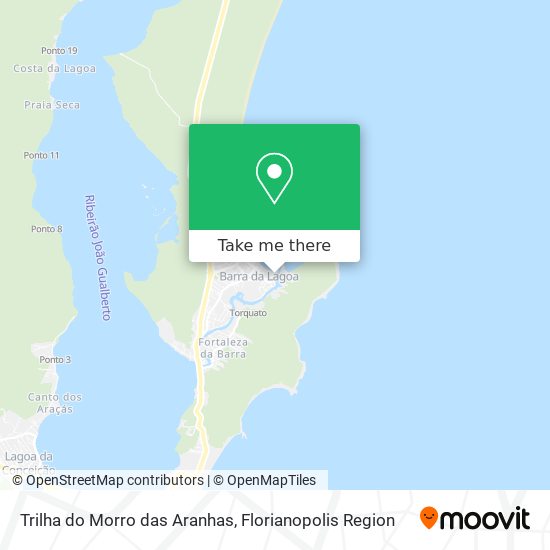 Trilha do Morro das Aranhas map