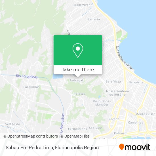 Sabao Em Pedra Lima map