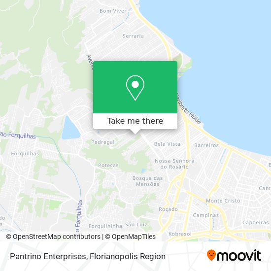Pantrino Enterprises map
