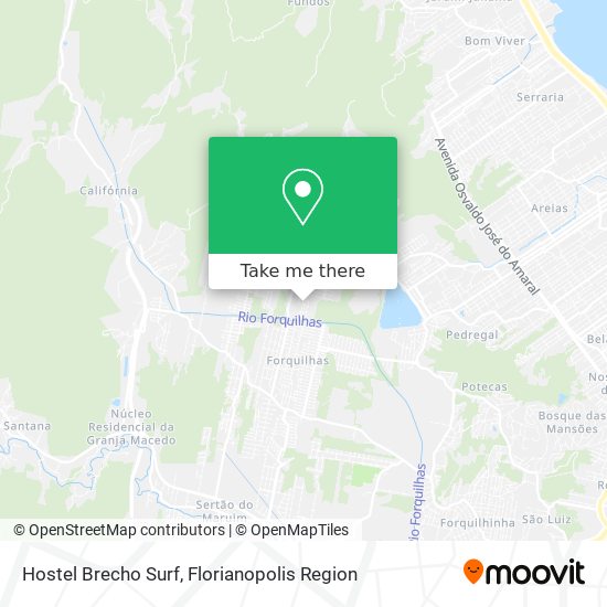 Hostel Brecho Surf map