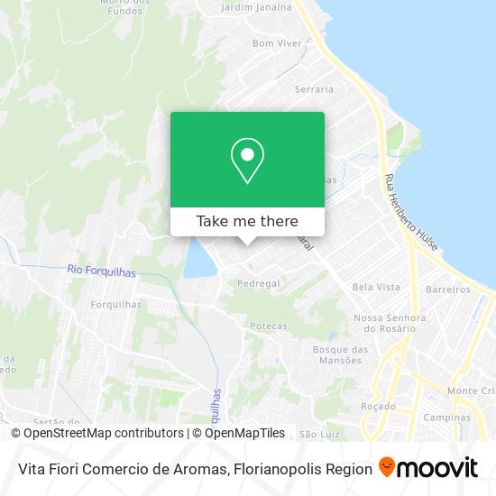 Vita Fiori Comercio de Aromas map