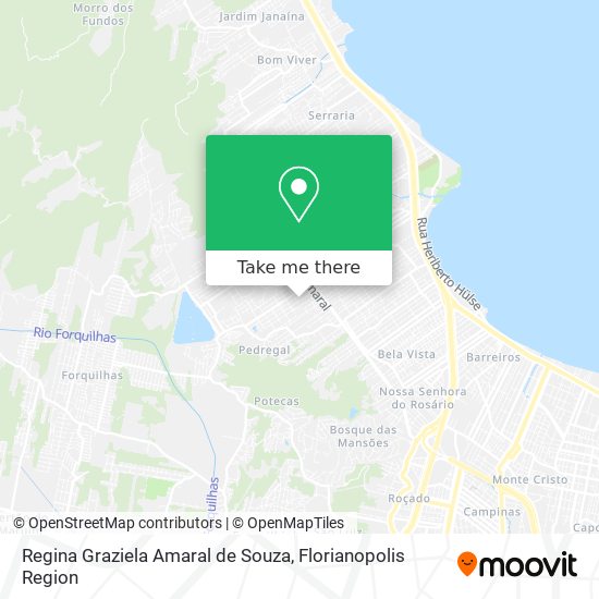 Regina Graziela Amaral de Souza map