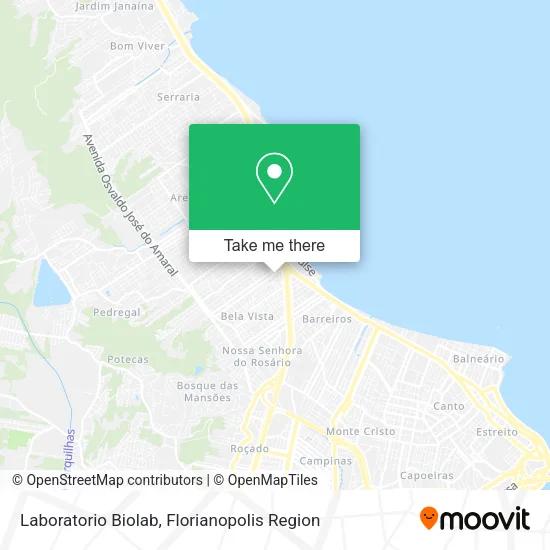 Laboratorio Biolab map