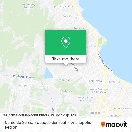 Canto da Sereia Boutique Sensual map