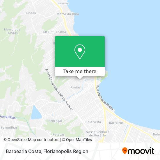 Mapa Barbearia Costa