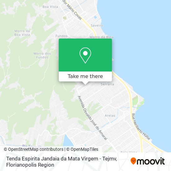 Tenda Espirita Jandaia da Mata Virgem - Tejmv map