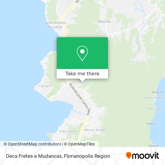 Deca Fretes e Mudancas map