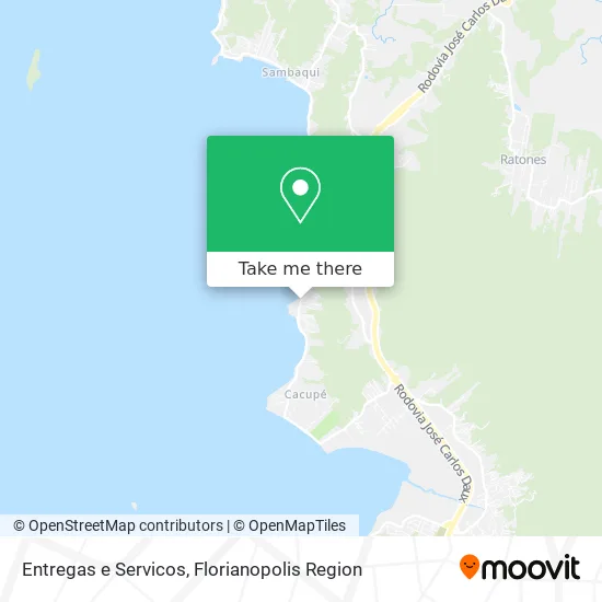 Entregas e Servicos map
