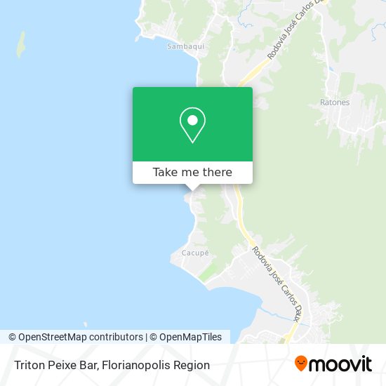 Triton Peixe Bar map