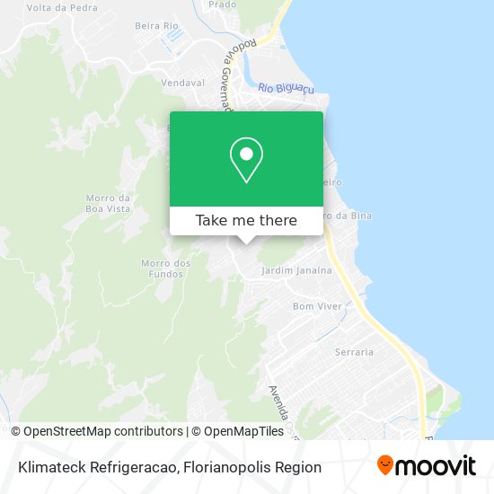 Klimateck Refrigeracao map