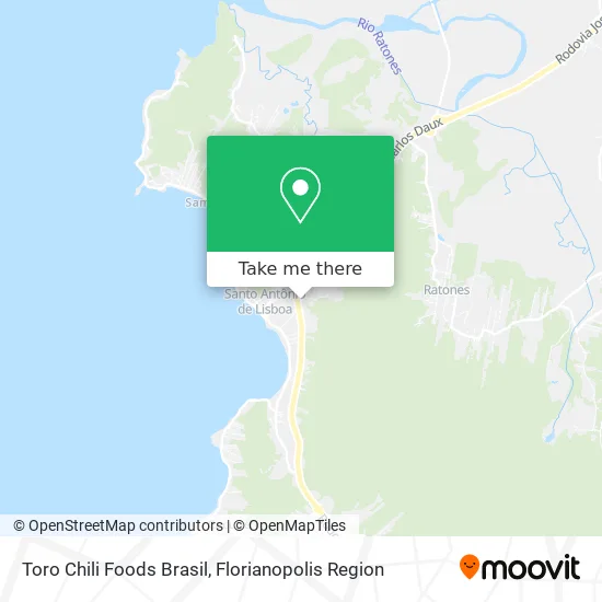Toro Chili Foods Brasil map