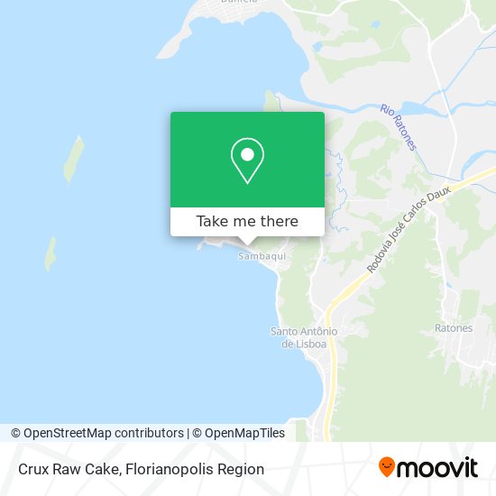 Crux Raw Cake map