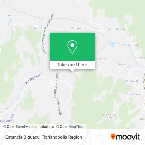 Estancia Biguacu map