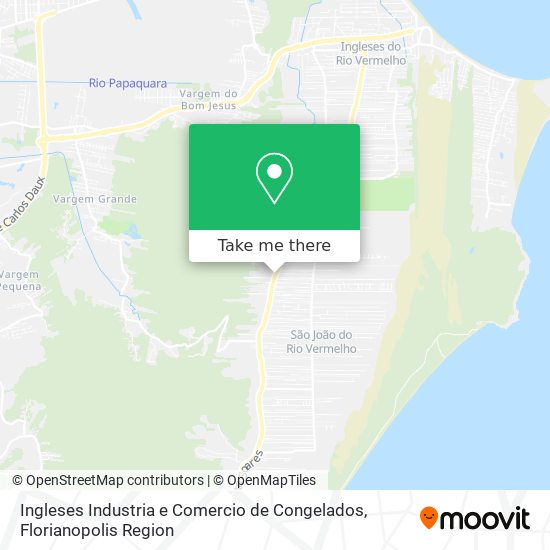Ingleses Industria e Comercio de Congelados map