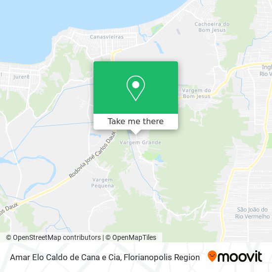 Amar Elo Caldo de Cana e Cia map