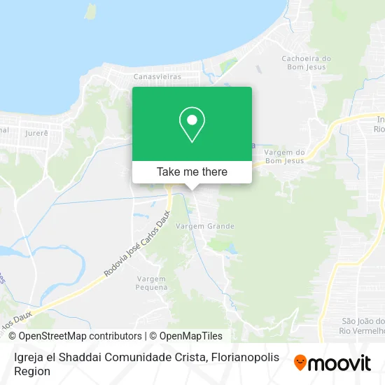 Igreja el Shaddai Comunidade Crista map