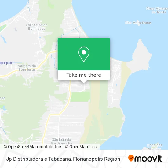 Jp Distribuidora e Tabacaria map