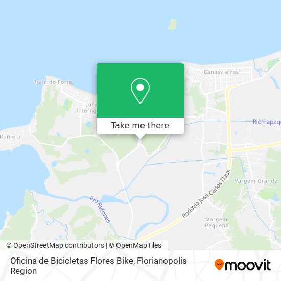 Oficina de Bicicletas Flores Bike map