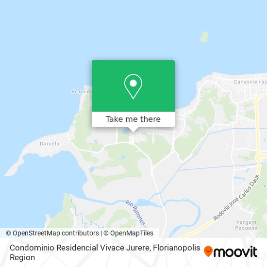 Condominio Residencial Vivace Jurere map