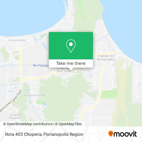 Rota 403 Choperia map
