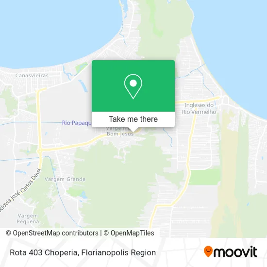 Rota 403 Choperia map