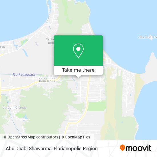 Abu Dhabi Shawarma map