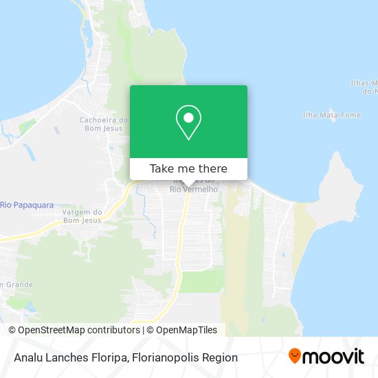 Analu Lanches Floripa map