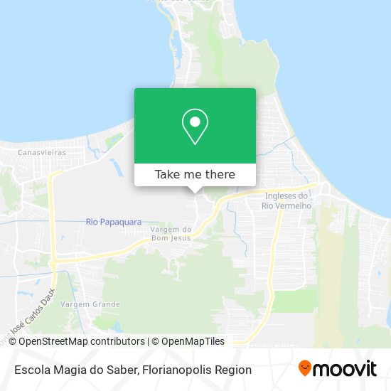 Escola Magia do Saber map