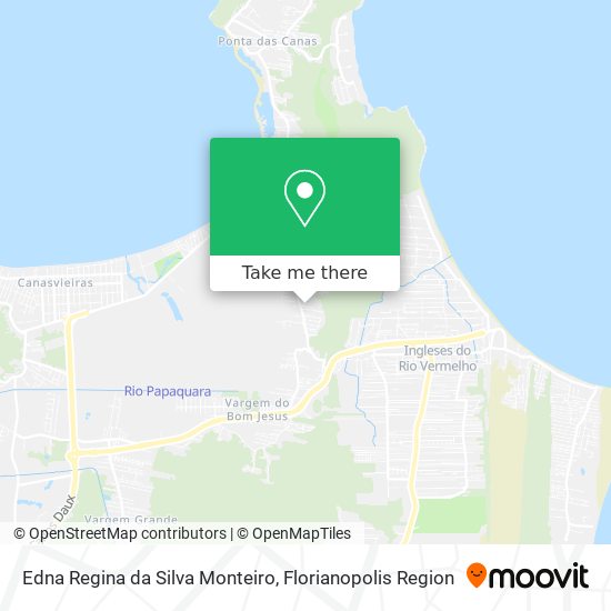 Edna Regina da Silva Monteiro map