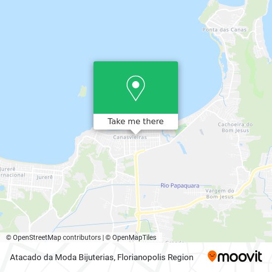 Atacado da Moda Bijuterias map