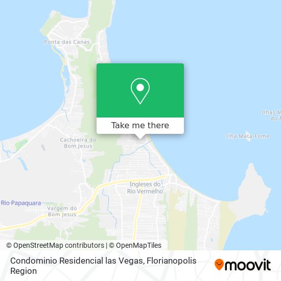 Condominio Residencial las Vegas map
