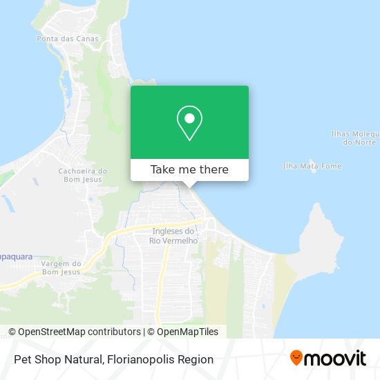 Pet Shop Natural map