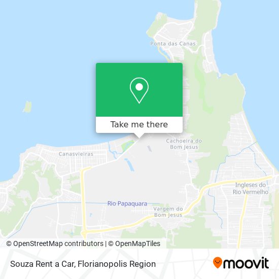 Mapa Souza Rent a Car