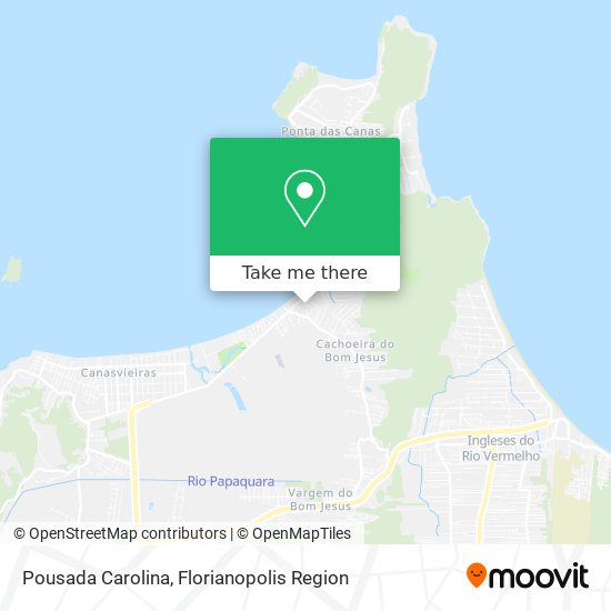 Pousada Carolina map