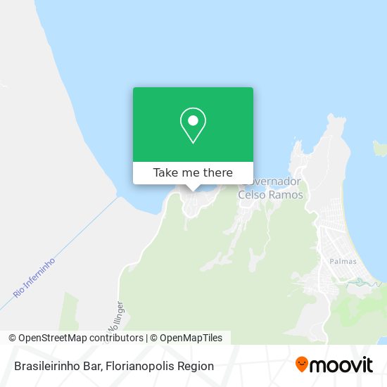 Brasileirinho Bar map