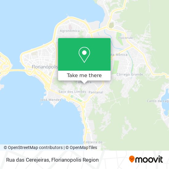 Rua das Cerejeiras map