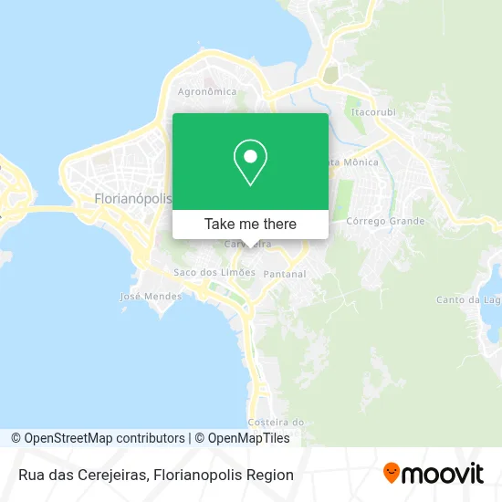 Rua das Cerejeiras map