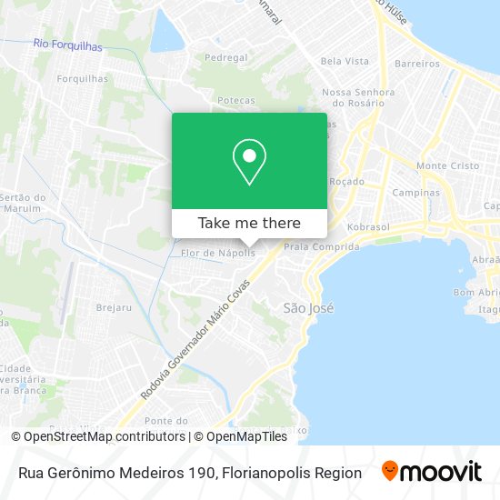 Rua Gerônimo Medeiros 190 map