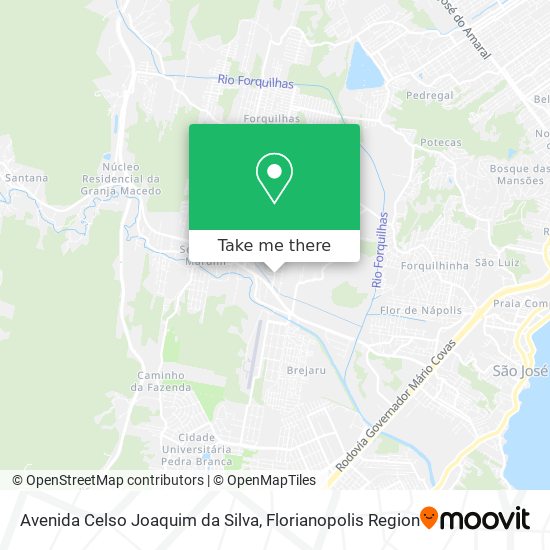Avenida Celso Joaquim da Silva map